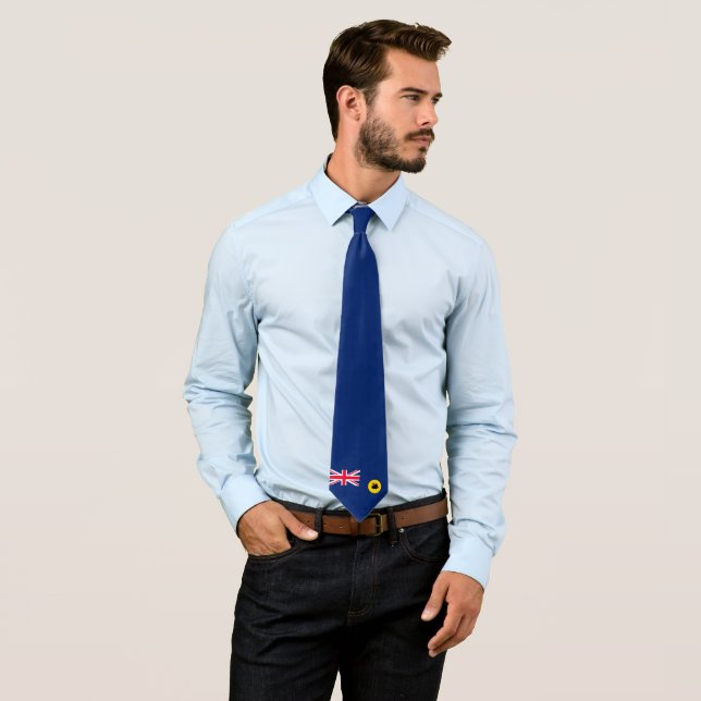 Flag of Western Australia State Neck Tie (In Situ)