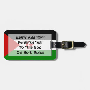 Flag of Western Sahara Easy ID Personal Luggage Tag