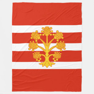 Flag of Westmorland Fleece Blanket