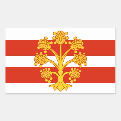 Flag of Westmorland Rectangular Sticker
