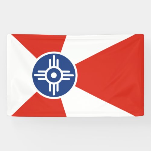 Flag of Wichita Kansas USA Banner