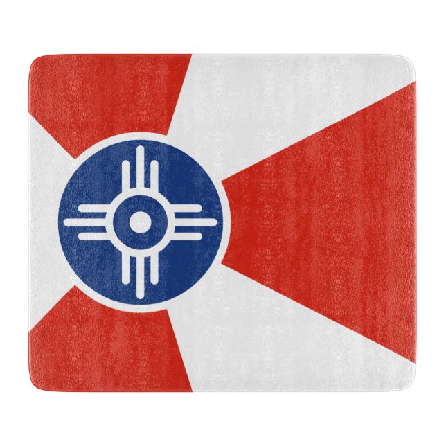 Flag of Wichita (Kansas, USA) Cutting Board (Front)