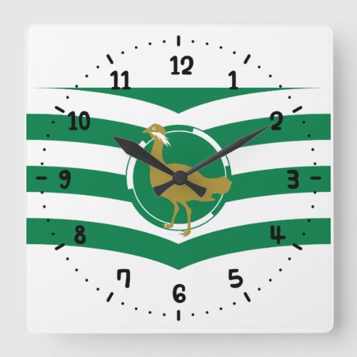 Flag of Wiltshire Square Wall Clock