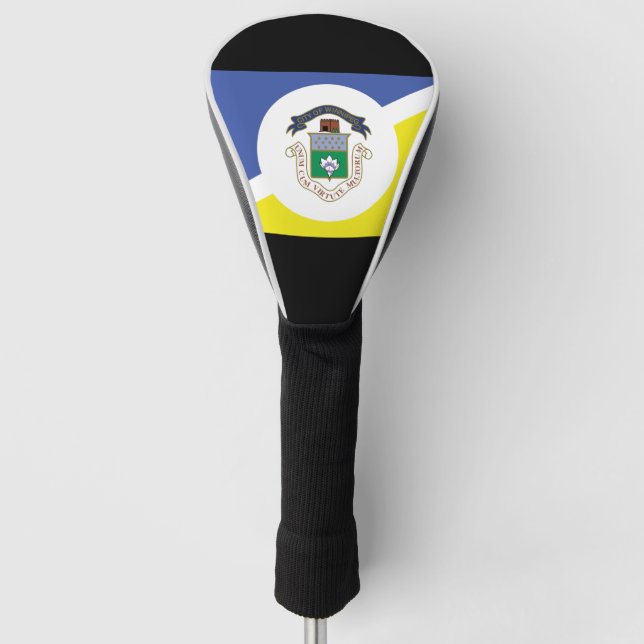 Flag of Winnipeg, Manitoba Golf Head Cover (Front)