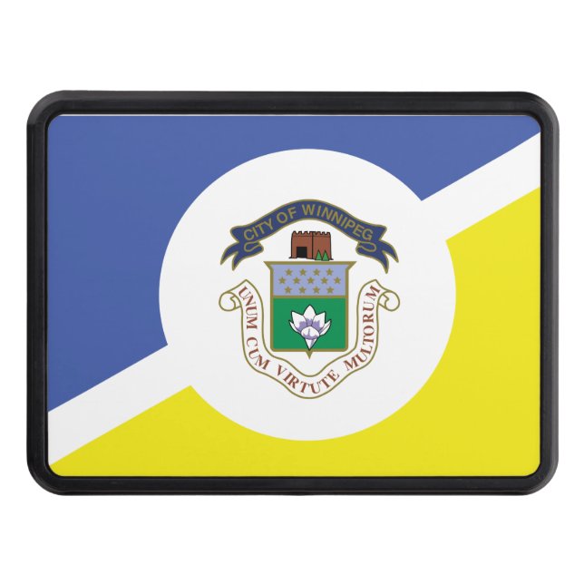 Flag of Winnipeg, Manitoba Hitch Cover (Front)