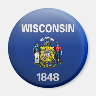 Flag of Wisconsin Magnet