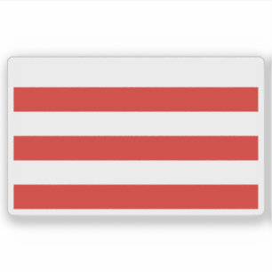 Flag of Wismar, Germany Sticker