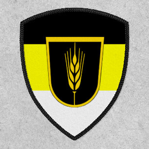 Flag of Wolgadeutsche (black/yellow/white version) Patch