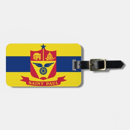 Flag of Worcester Massachusetts Luggage Tag