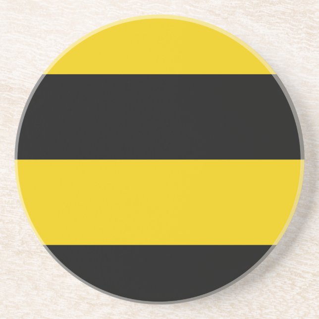 Flag of Workum Sandstone Coaster (Front)