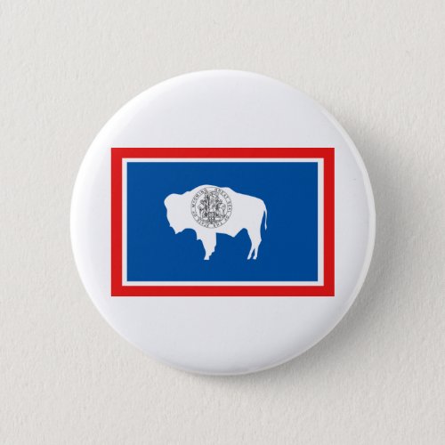 Flag of Wyoming Button