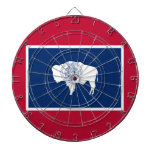 Flag of Wyoming Dart Board