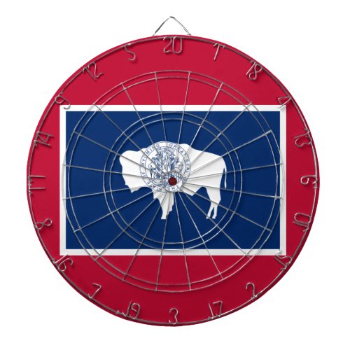 Flag of Wyoming Dart Board