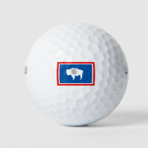 Flag of Wyoming Golf Balls