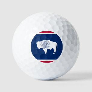 Flag of Wyoming Golf Balls