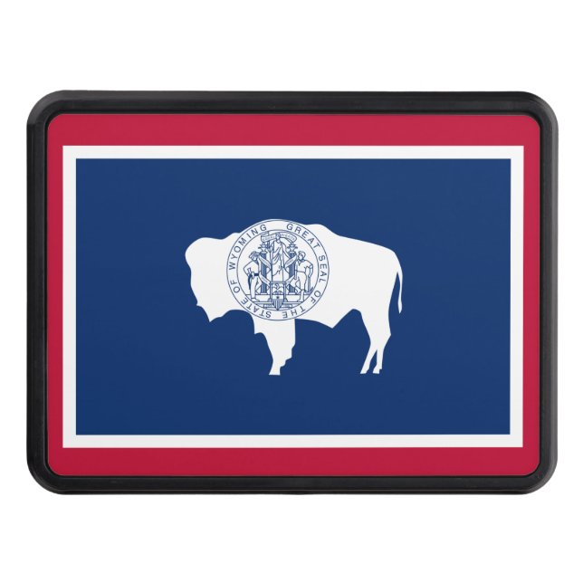 Flag of Wyoming Hitch Cover (Front)