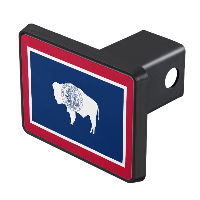 Flag of Wyoming Hitch Cover (Top Right)