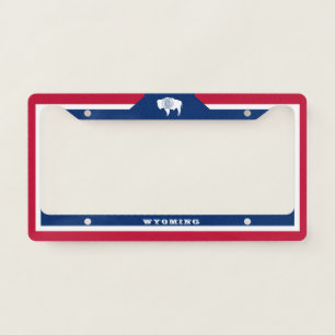 Flag of Wyoming License Plate Frame