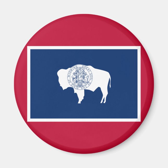 Flag of Wyoming Magnet (Front)