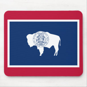 Flag of Wyoming Mouse Pad