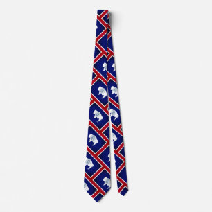 Flag of Wyoming Neck Tie