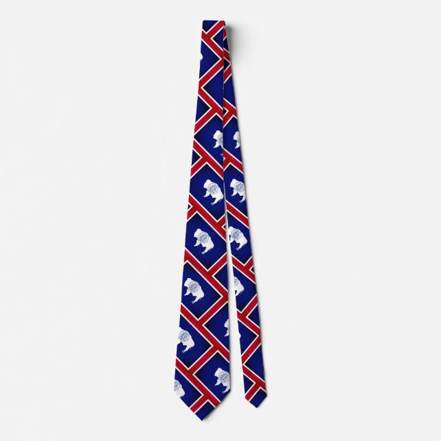 Flag of Wyoming Neck Tie (Front)