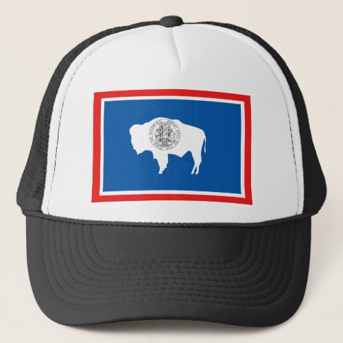Flag of Wyoming Trucker Hat
