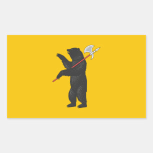 Flag of Yaroslavl oblast Rectangular Sticker