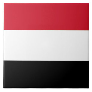 Flag of Yemen Ceramic Tile