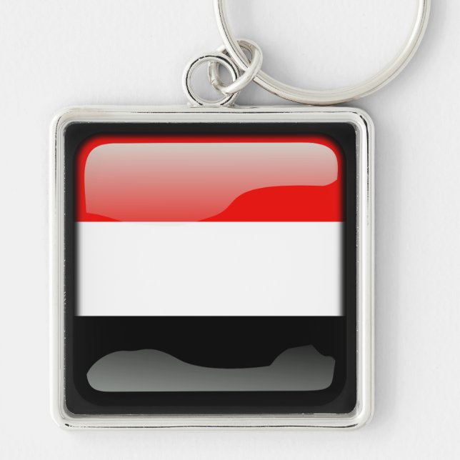Flag of Yemen Keychain (Front)