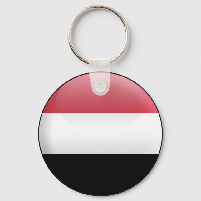 Flag of Yemen Keychain (Front)