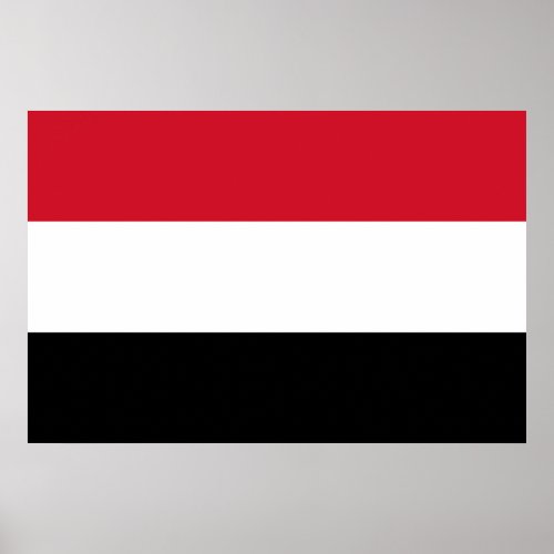 Flag of Yemen Poster