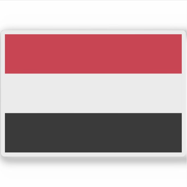 Flag of Yemen  Sticker (Front)