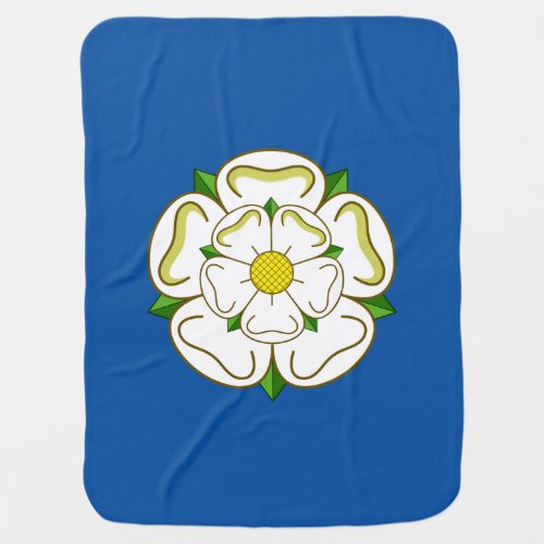 Flag of Yorkshire Athletic Headband Baby Blanket