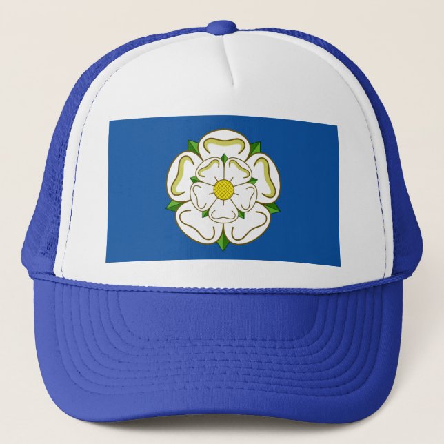 Flag of Yorkshire Athletic Headband Trucker Hat (Front)