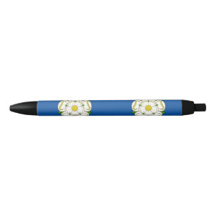 Flag of Yorkshire Black Ink Pen