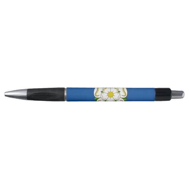 Flag of Yorkshire Black Ink Pen (Front)