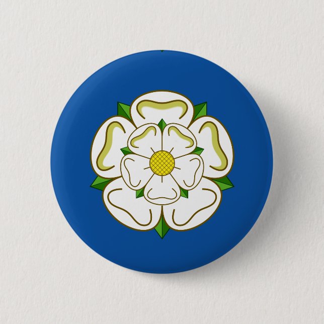 Flag of Yorkshire Button (Front)