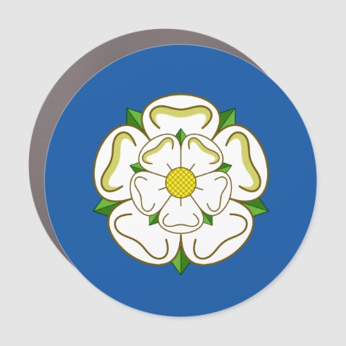 Flag of Yorkshire Car Magnet