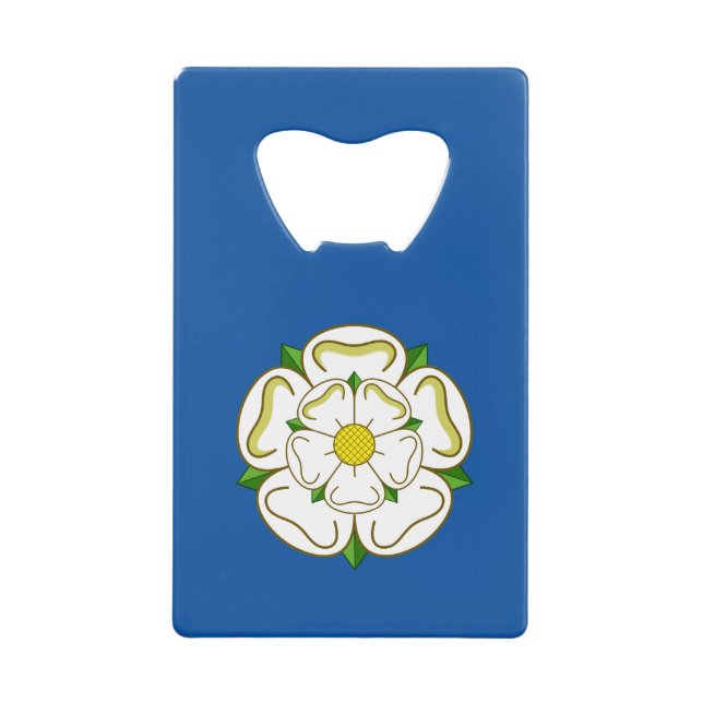 Flag of Yorkshire Credit Card Bottle Opener (Front)