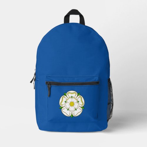 Flag of Yorkshire Keychain Printed Backpack