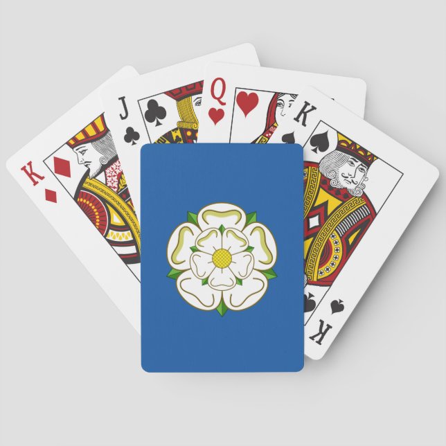 Flag of Yorkshire Poker Cards (Back)