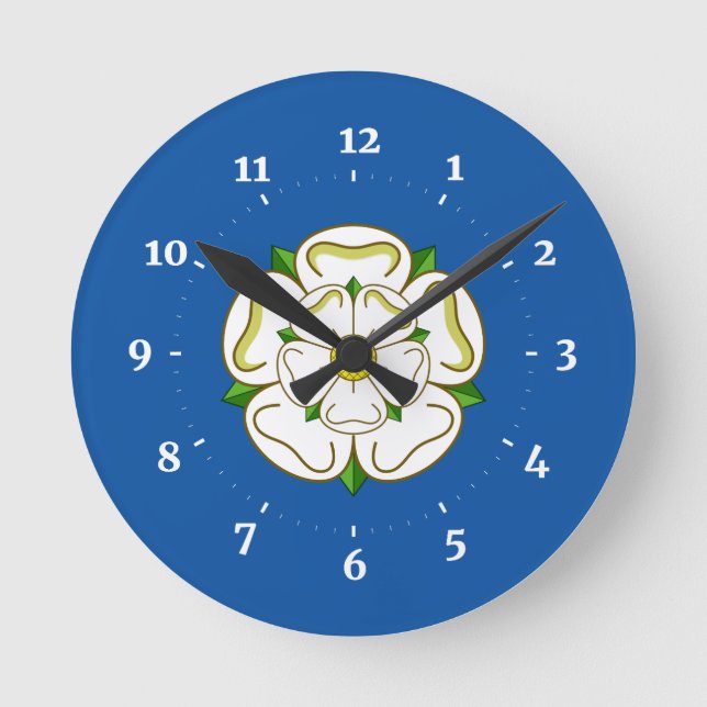 Flag of Yorkshire Square Wall Clock (Front)