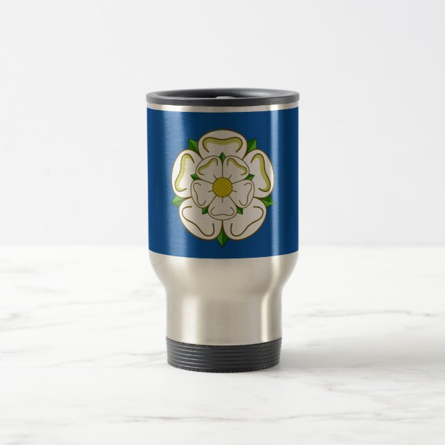 Flag of Yorkshire Travel Mug (Center)
