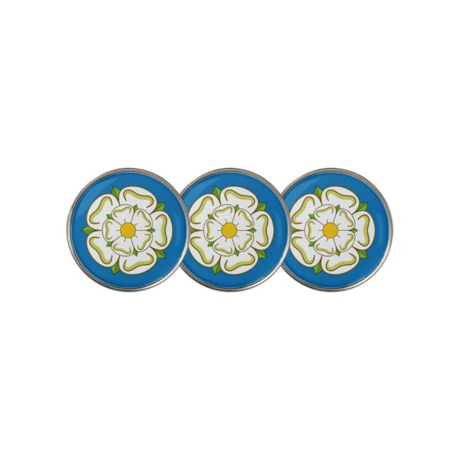 Flag of Yorkshire (UK) Golf Ball Marker (3 Up)
