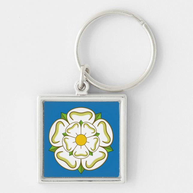 Flag of Yorkshire (UK) Keychain (Front)