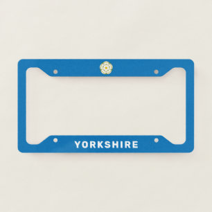 Flag of Yorkshire (UK) License Plate Frame