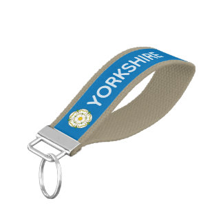 Flag of Yorkshire (UK) Wrist Keychain