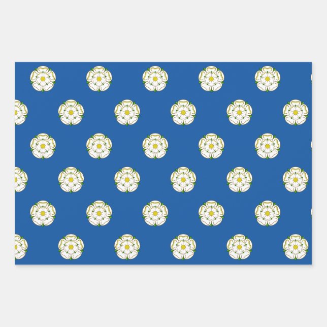 Flag of Yorkshire Wrapping Paper Sheets (Front)