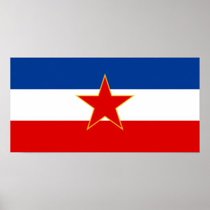 Flag of Yugoslavia (1945-1992) Poster